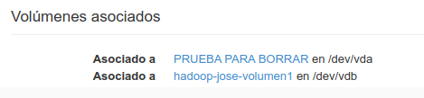 OpenStack. Asociar volume